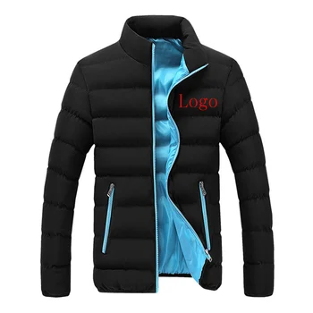 Настройка логотипа Зимний и осенний флисовый мужской пуловер с индивидуальной печатью, модный однотонный пуловер, куртка на молнии, Хлопчатобумажная одежда