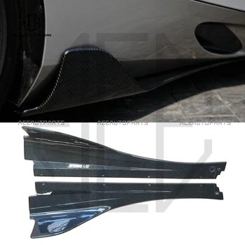 Боковая панель из сухого углеродного волокна для McLaren 720S V Style Body Kit Боковая юбка Высококачественные Аксессуары из углеродного волокна